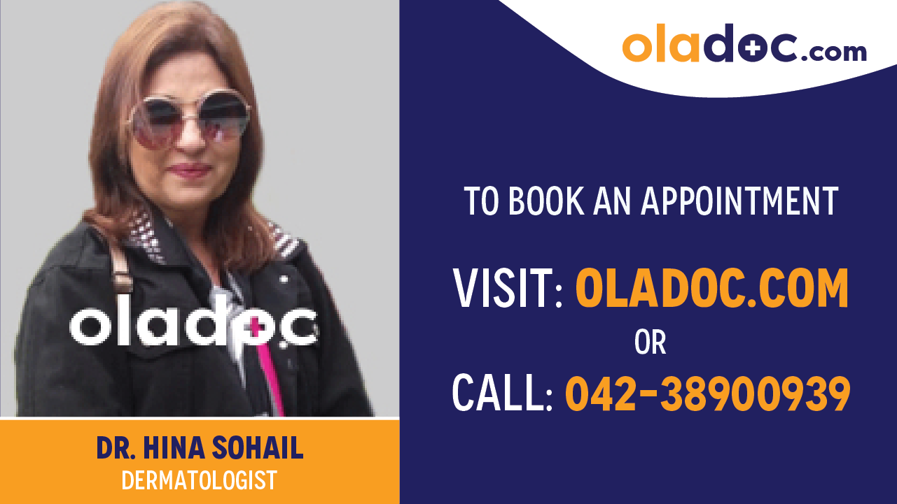 Book appointment with Dr.Hina Sohail-best Dermatologist in Karachi